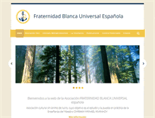 Tablet Screenshot of fraternidadblancauniversal.es